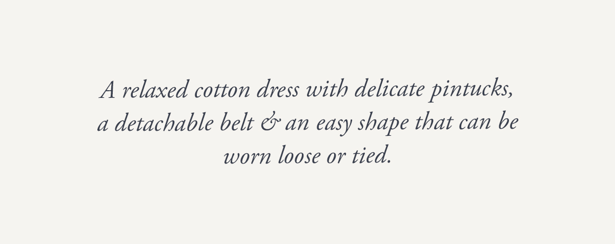 Relaxed Cotton Dress