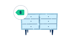 Top brands and vintage furniture