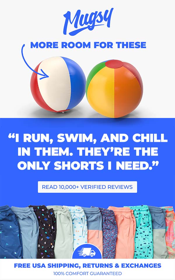 Promo EXTENDED Free Bag With All Swim Purchases Mugsy Jeans