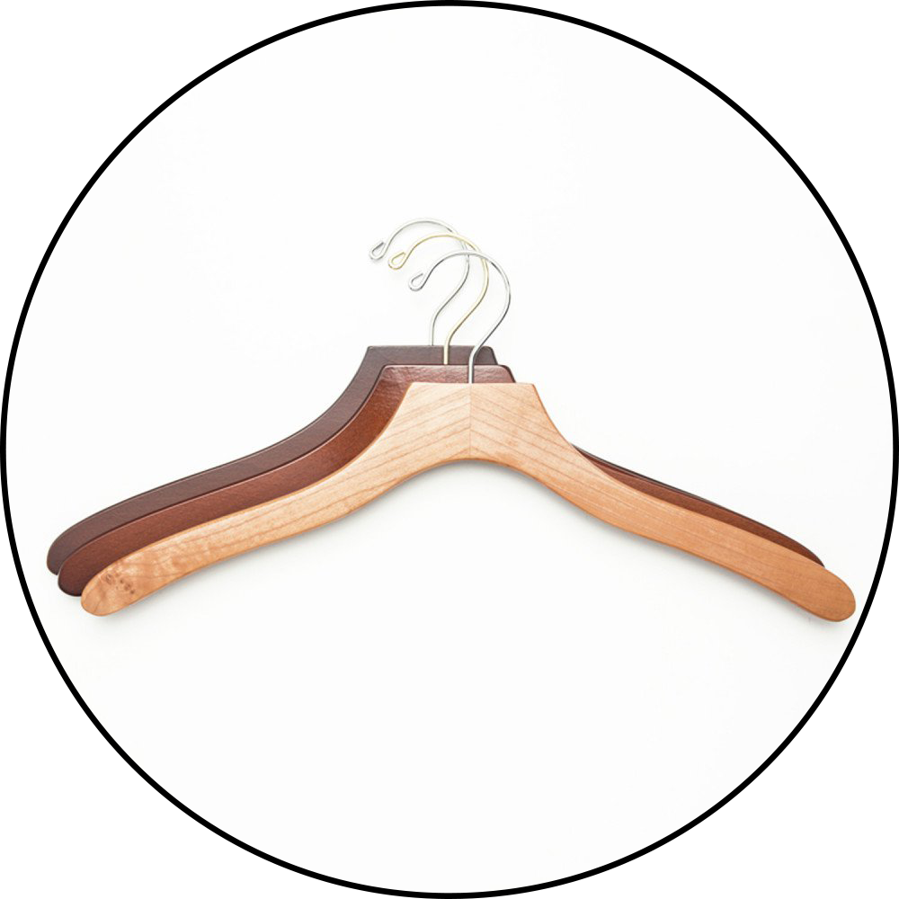 The Worthy Investment ProperlySized Wooden Hangers Kirby Allison