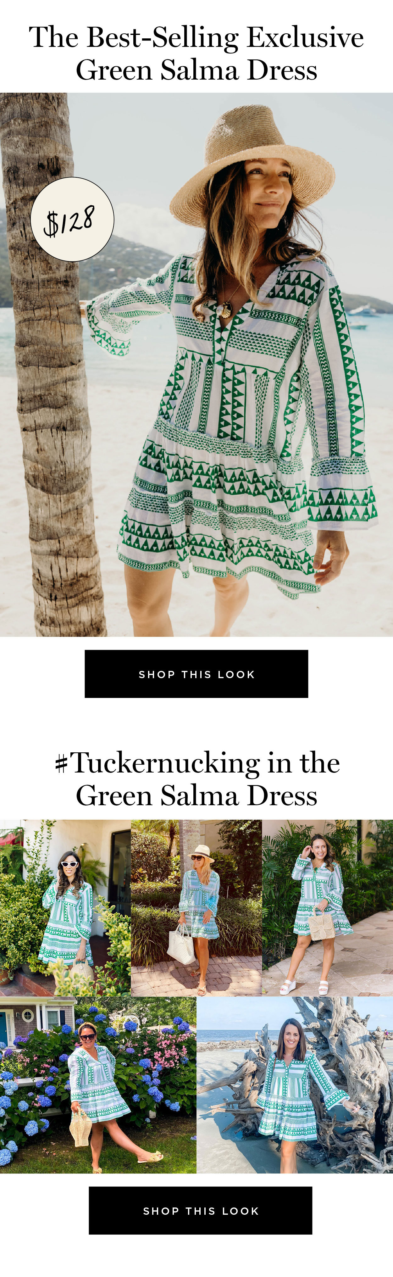 green salma dress