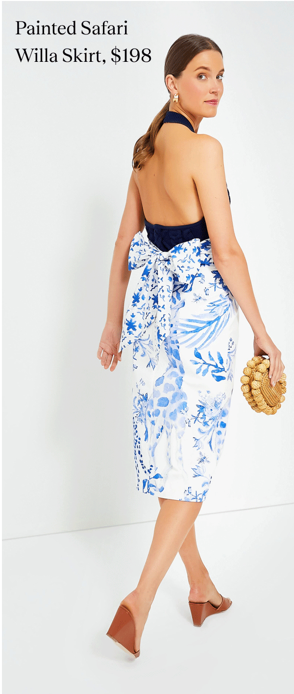 Painted Safari Willa Skirt