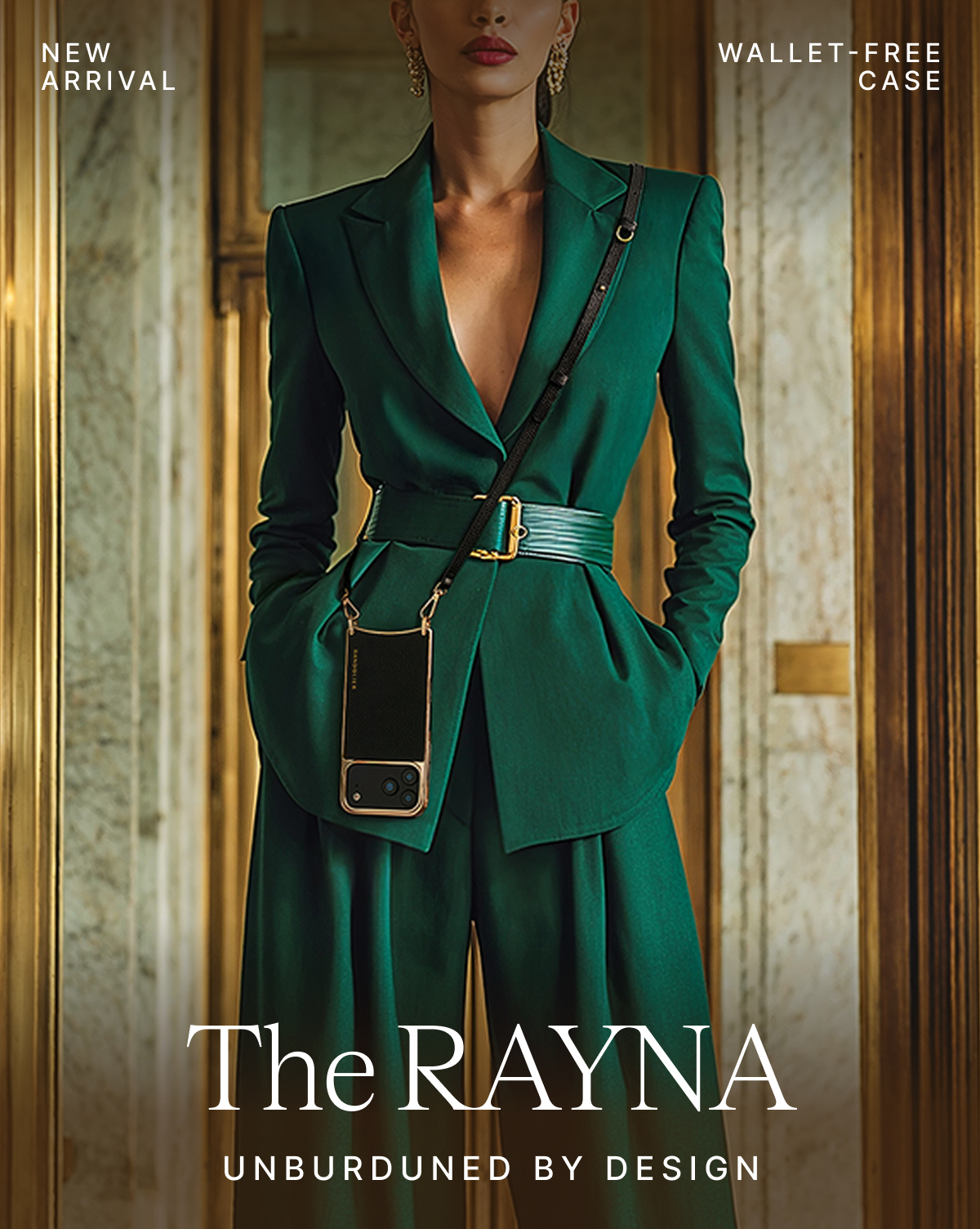 NEW ARRIVAL WALLET-FREE CASE The RAYNA UNBURDUNED BY DESIGN