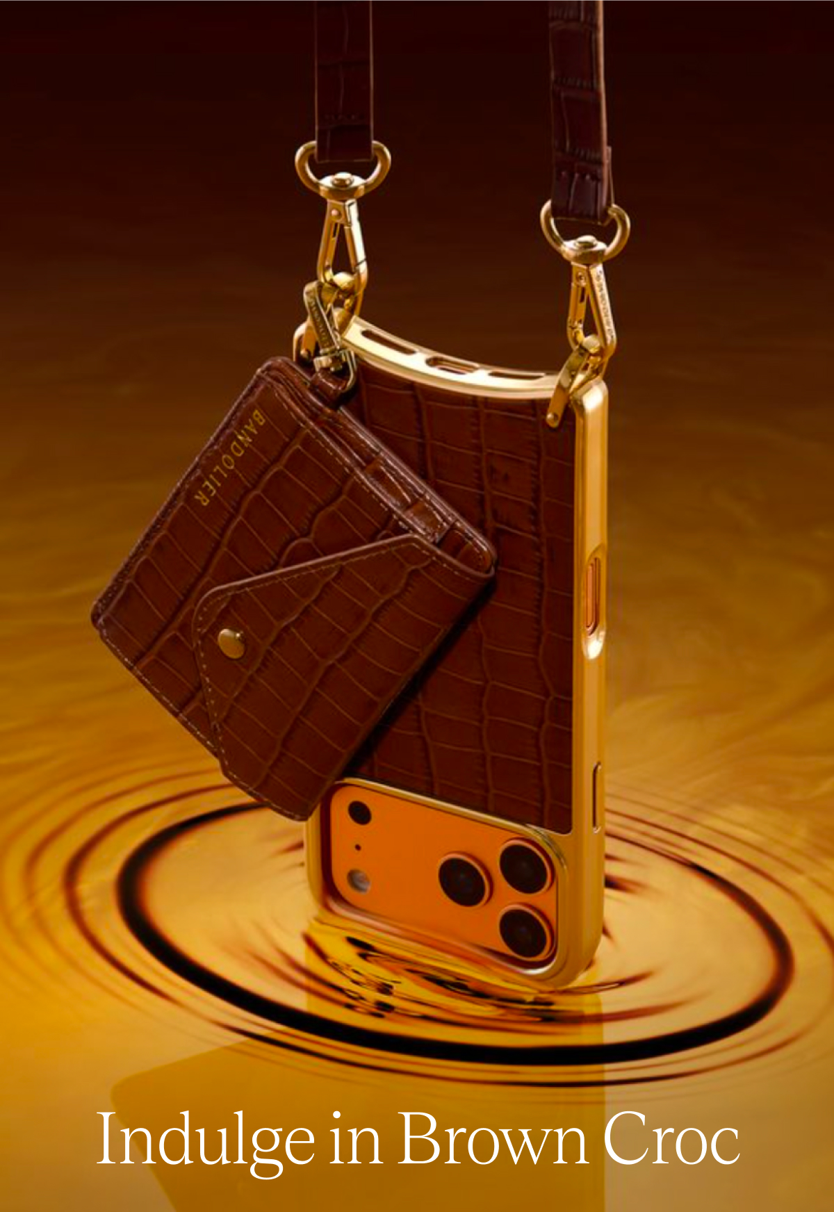 Indlulge in Brown Croc