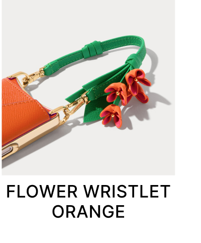 FLOWER WRISTLET ORANGE