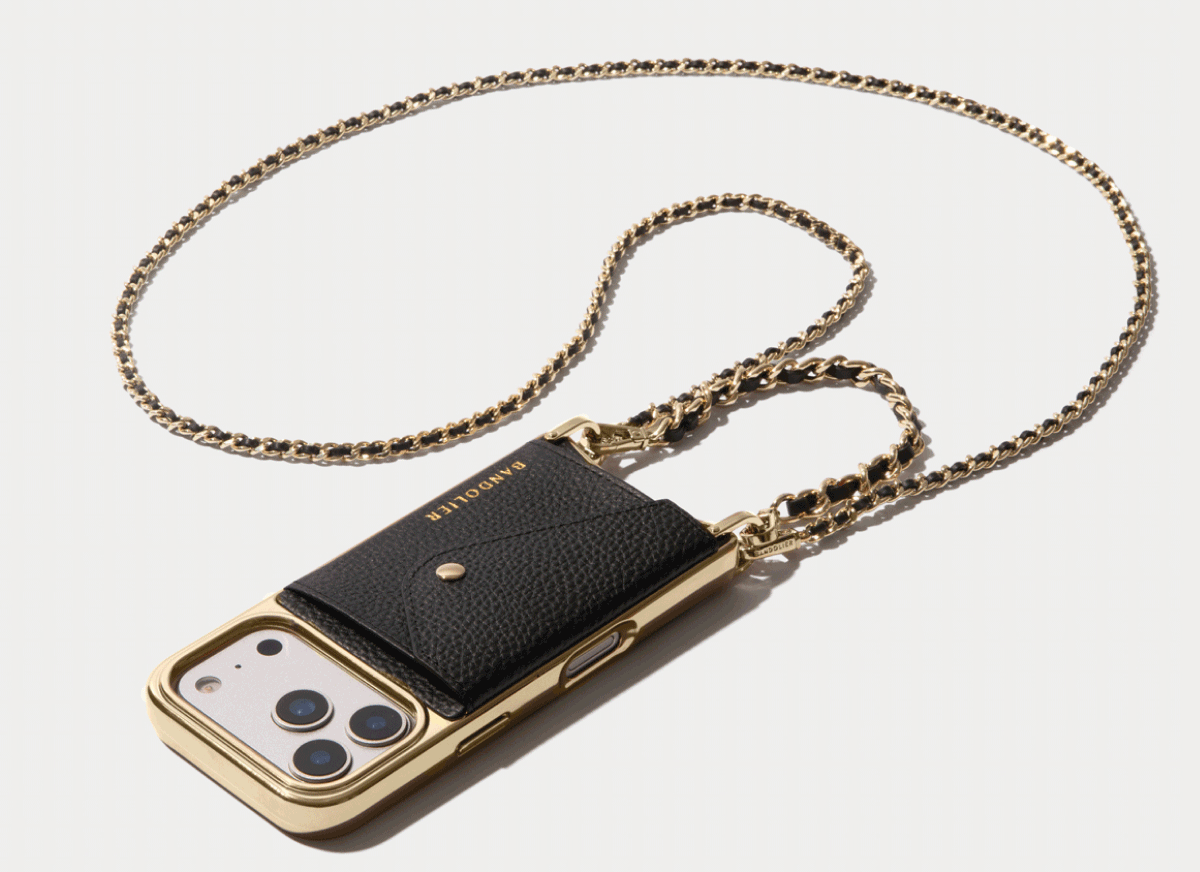 The Lily Black & Gold in Chrome