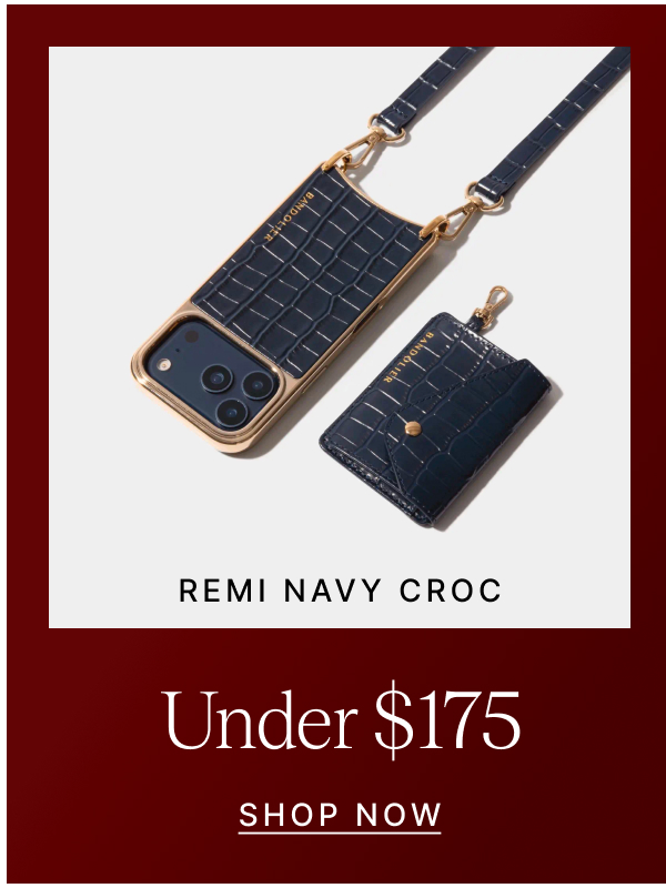 REMI NAVY CROC Under $175 SHOP NOW