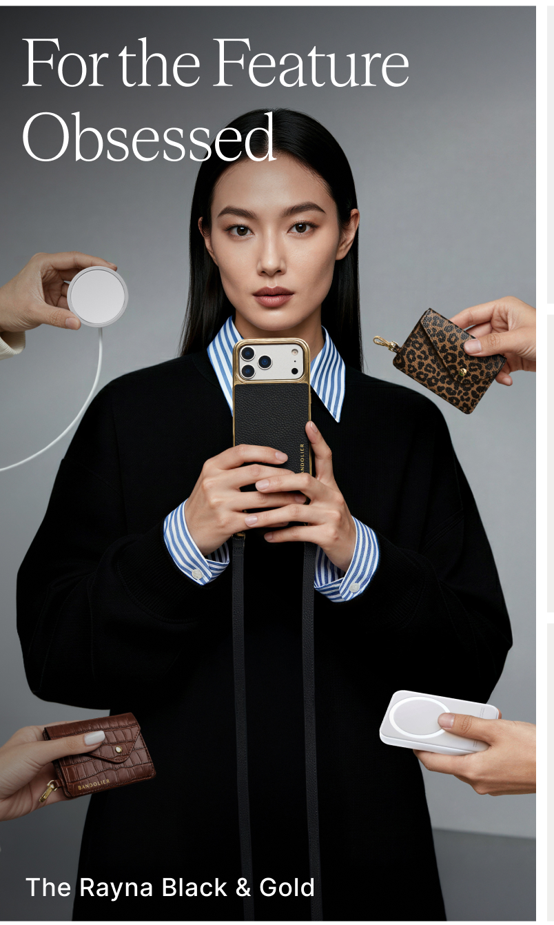 For the Feature Obsessed The Rayna Black & Gold