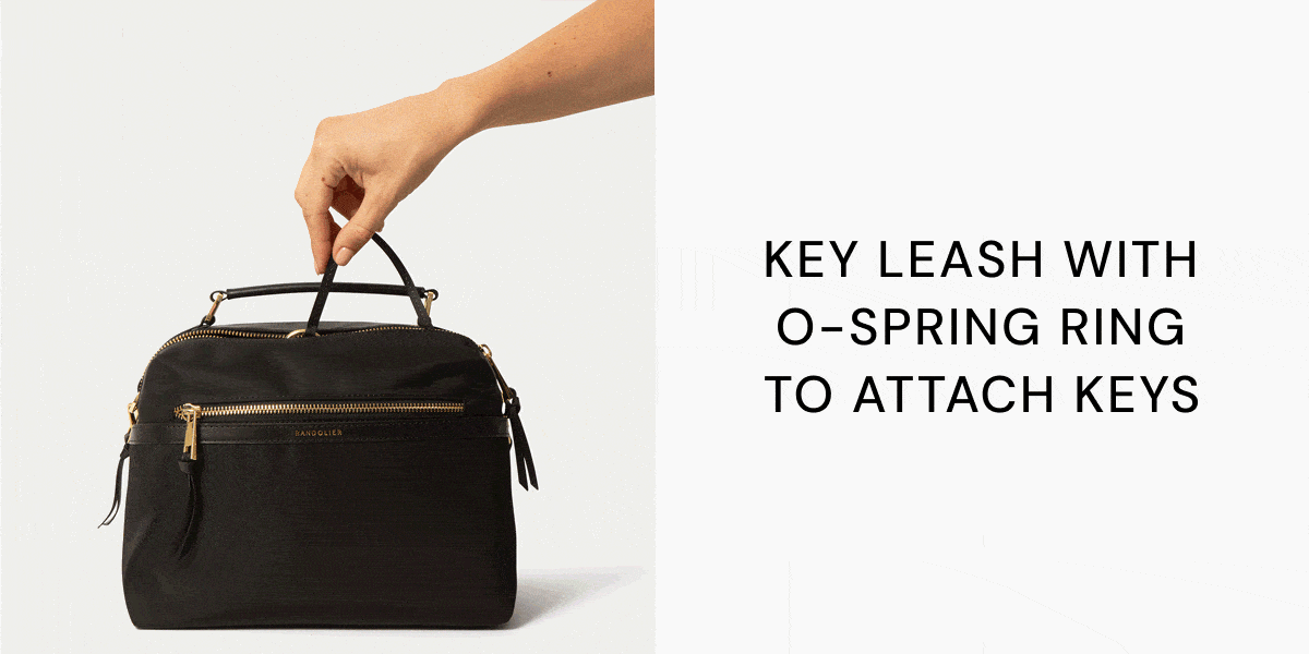 KEY LEASH WITH O-SPRING RING TO ATTACH KEYS