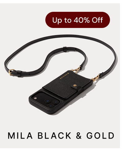Up to 40% Off MILA BLACK & GOLD