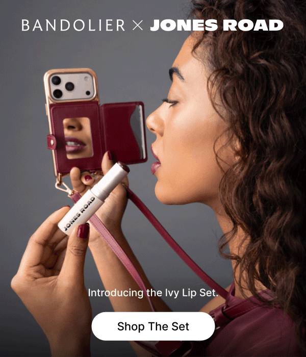 BANDOLIER X JONES ROAD Introducing the Ivy Lip Set. Shop The Set