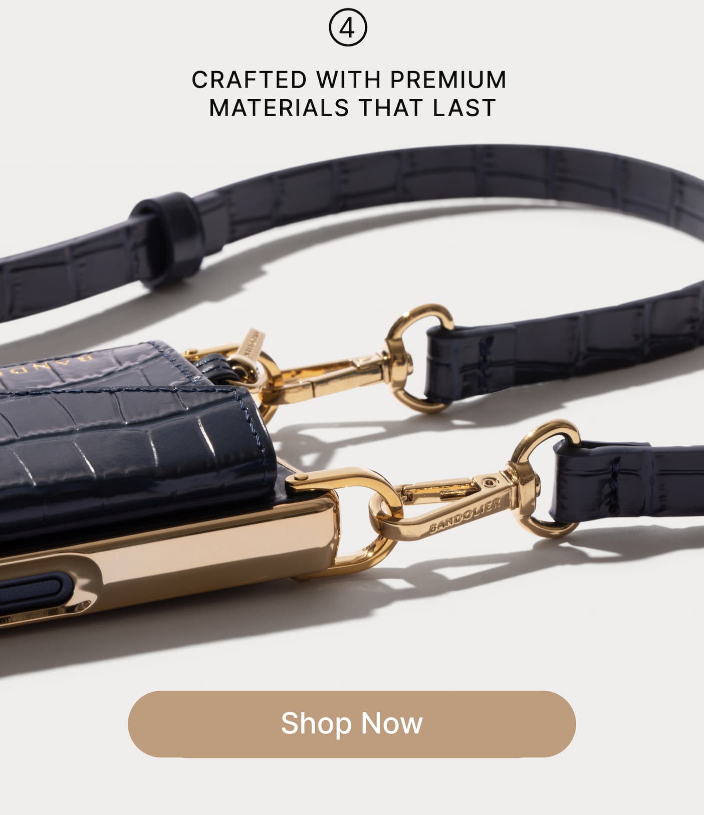 4 CRAFTED WITH PREMIUM MATERIALS THAT LAST Shop Now