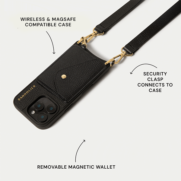 WIRELESS & MAGSAFE COMPATIBLE CASE SECURITY CLASP CONNECTS TO CASE REMOVE MAGNETIC WALLET
