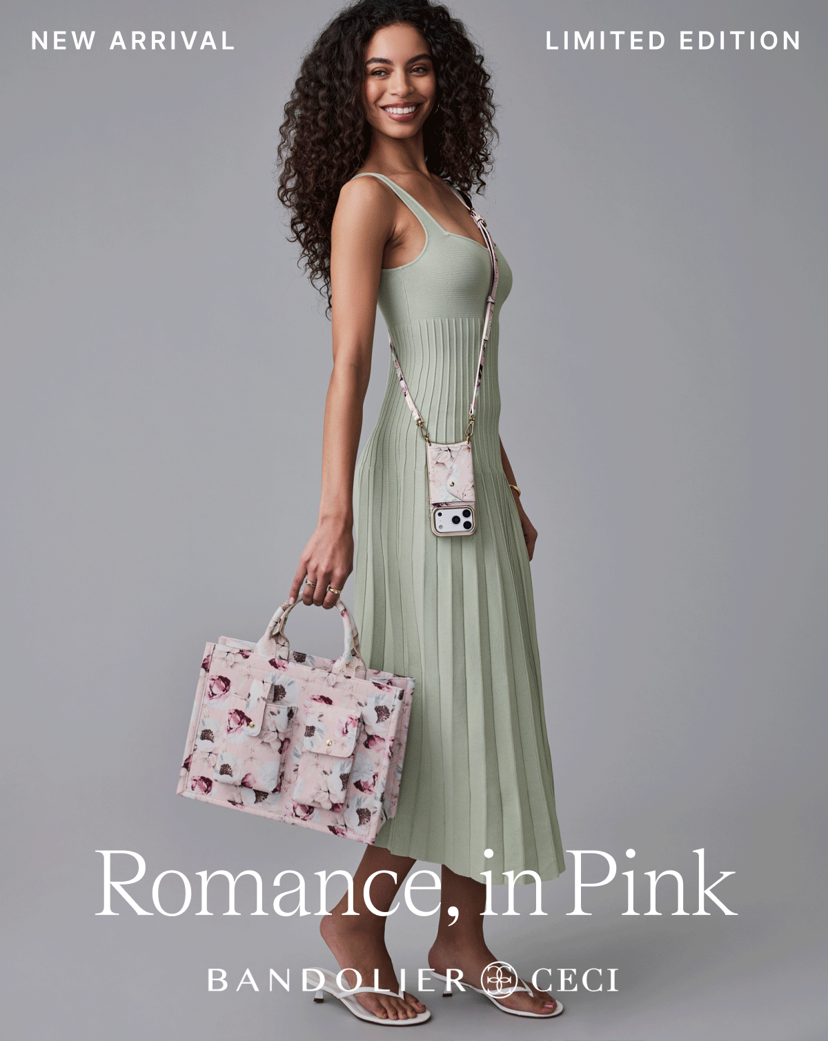 NEW ARRIVAL LIMITED EDITION Romance, in Pink BANDOLIER CECI
