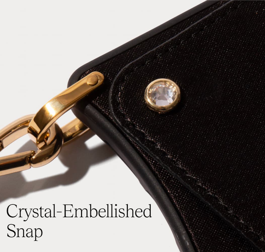 Crystal-Embellished Snap
