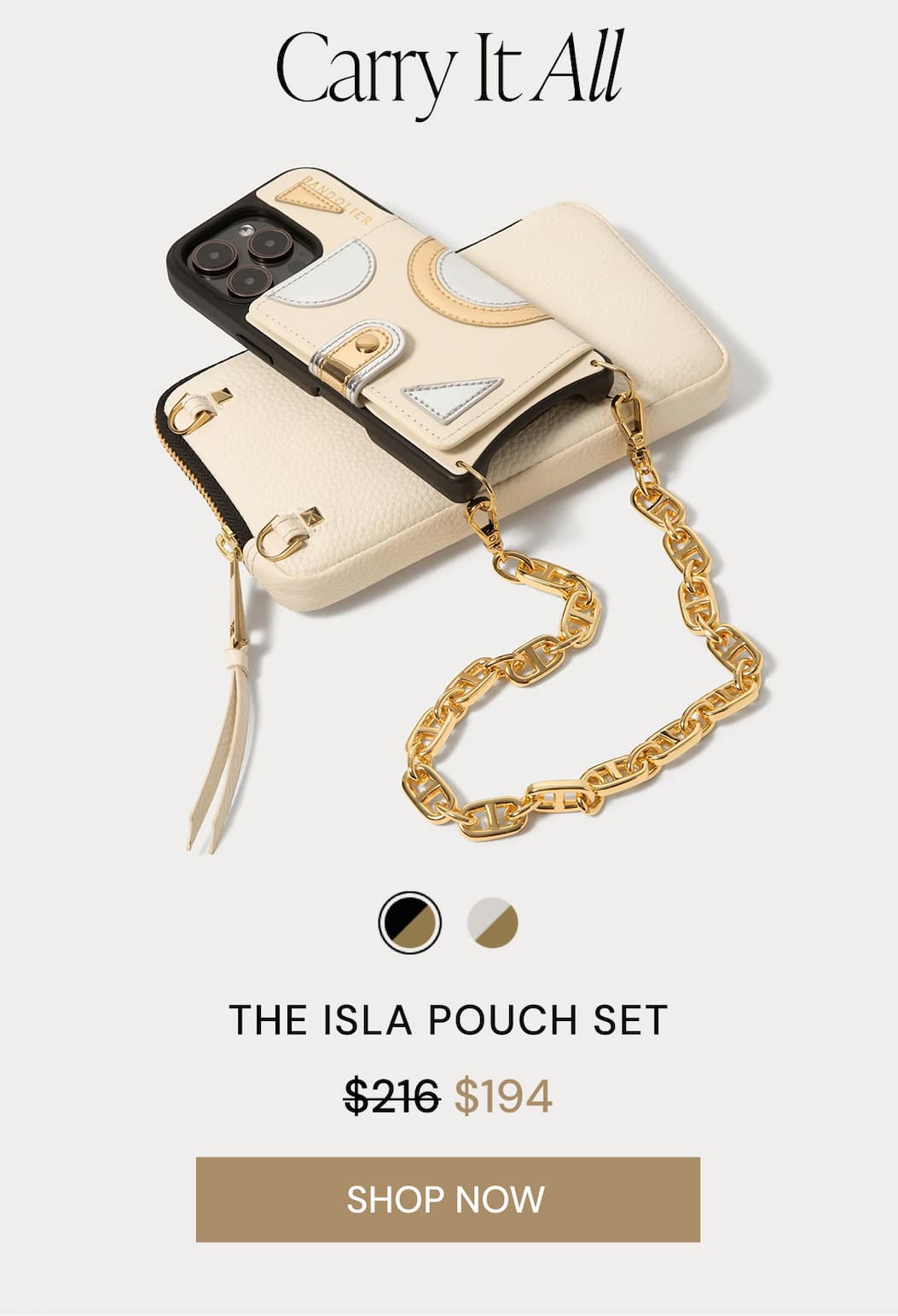 Carry It All THE ISLA POUCH SET $216 $194 SHOP NOW