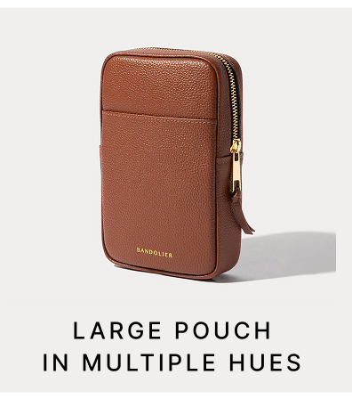 LARGE POUCH IN MULTIPLE HUES