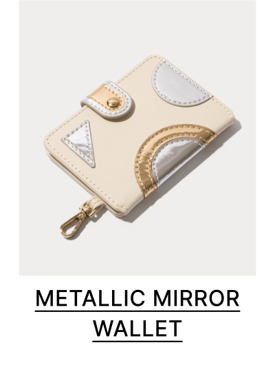 METALLIC MIRROR WALLET