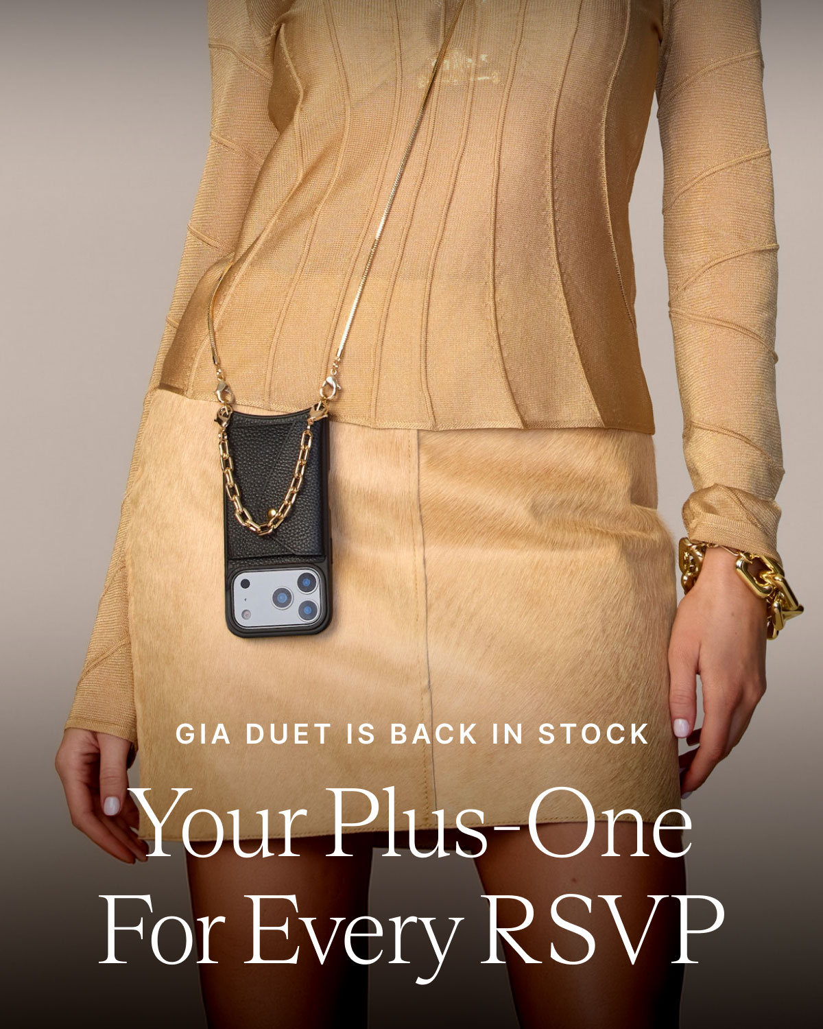 GIA DUET IS BACK IN STOCK Your Plus-One For Every RSVP