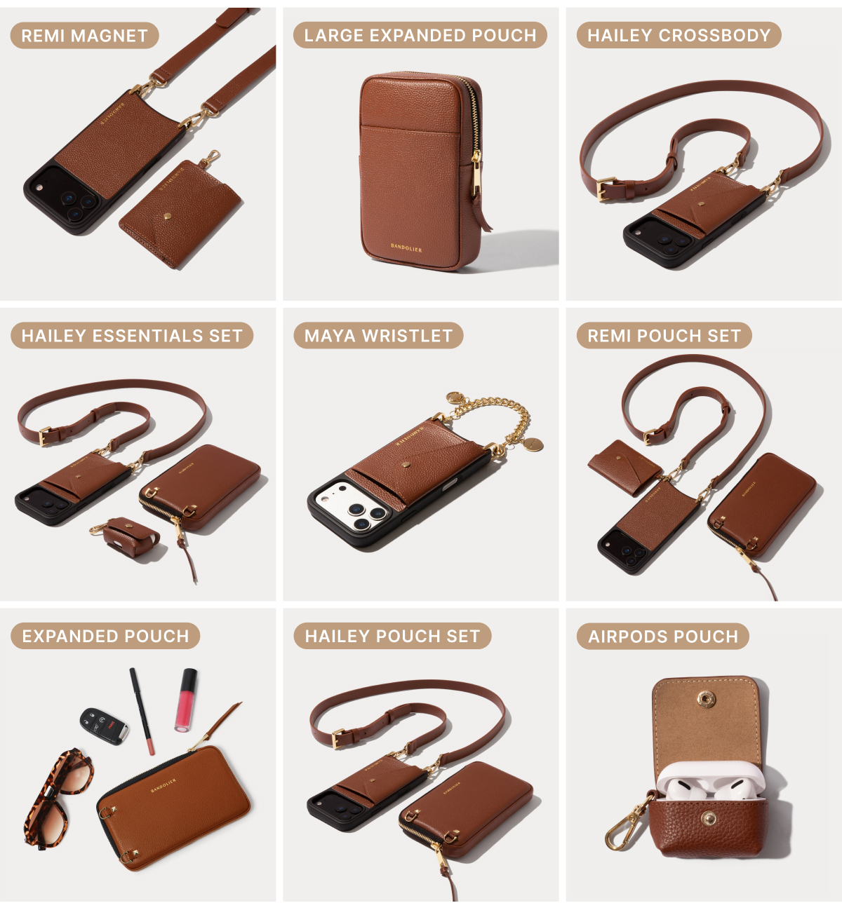 REMI MAGNET LARGE EXPANDED POUCH HAILEY CROSSBODY http://HAILEY ESSENTIALS SET MAYA WRISTLET REMI POUCH SET EXPANDED POUCH HAILEY POUCH SET AIRPODS POUCH