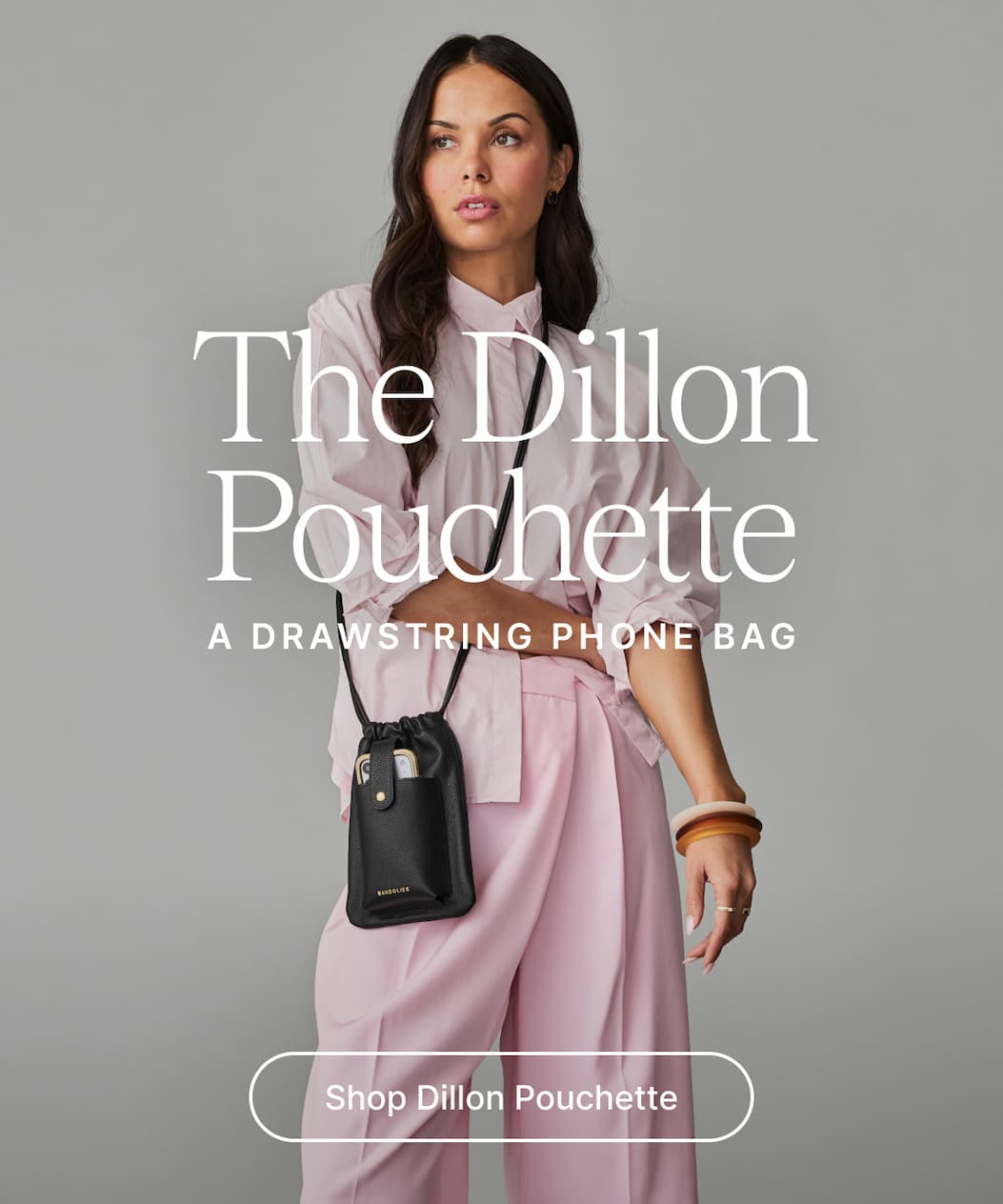 The Dillon Pouchette A DRAWSTRING PHONE BAG Shop Dillon Pouchette