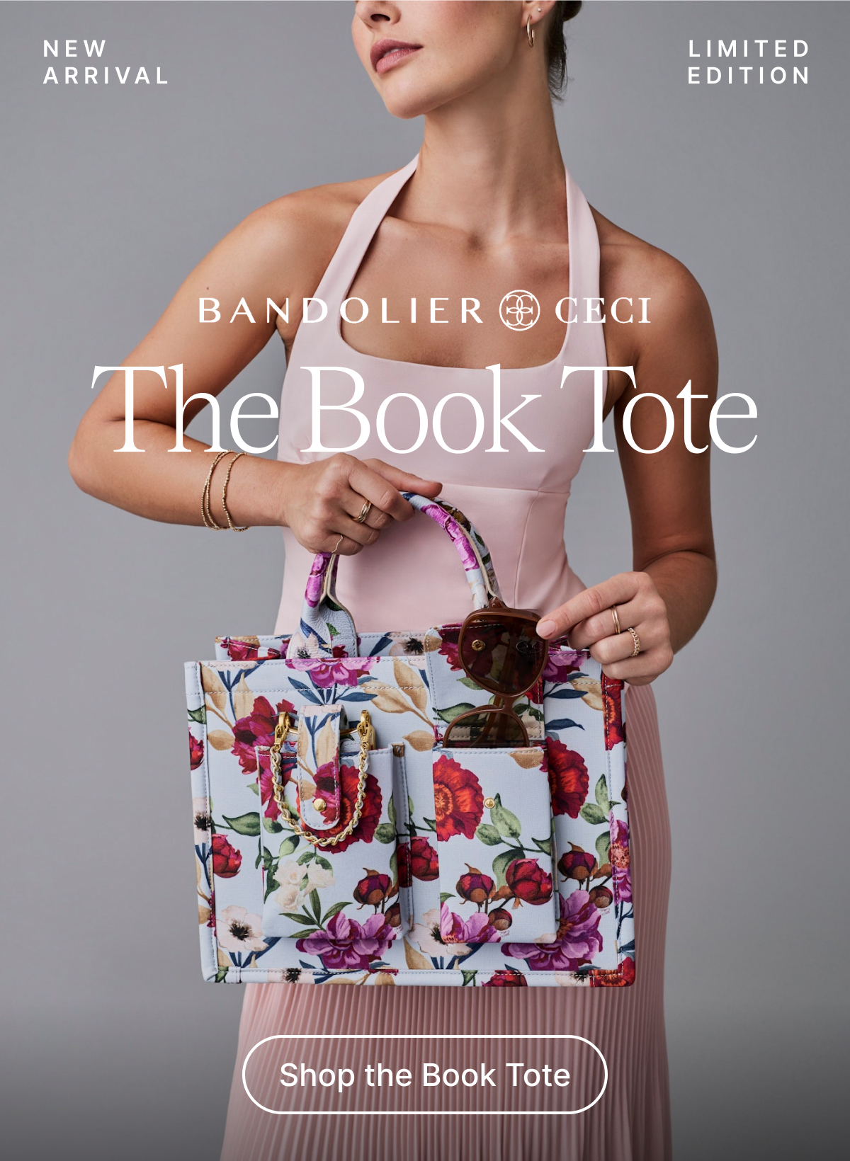 NEW ARRIVAL LIMITED EDITION BANDOLIER CECI The Book Tote Shop the Book Tote