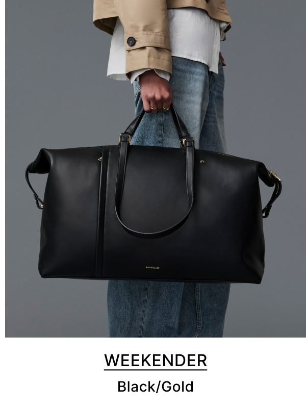 WEEKENDER Black/Gold