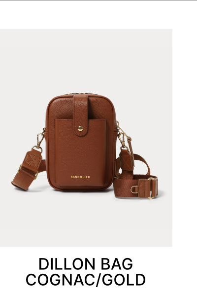 DILLON BAG COGNAC/GOLD