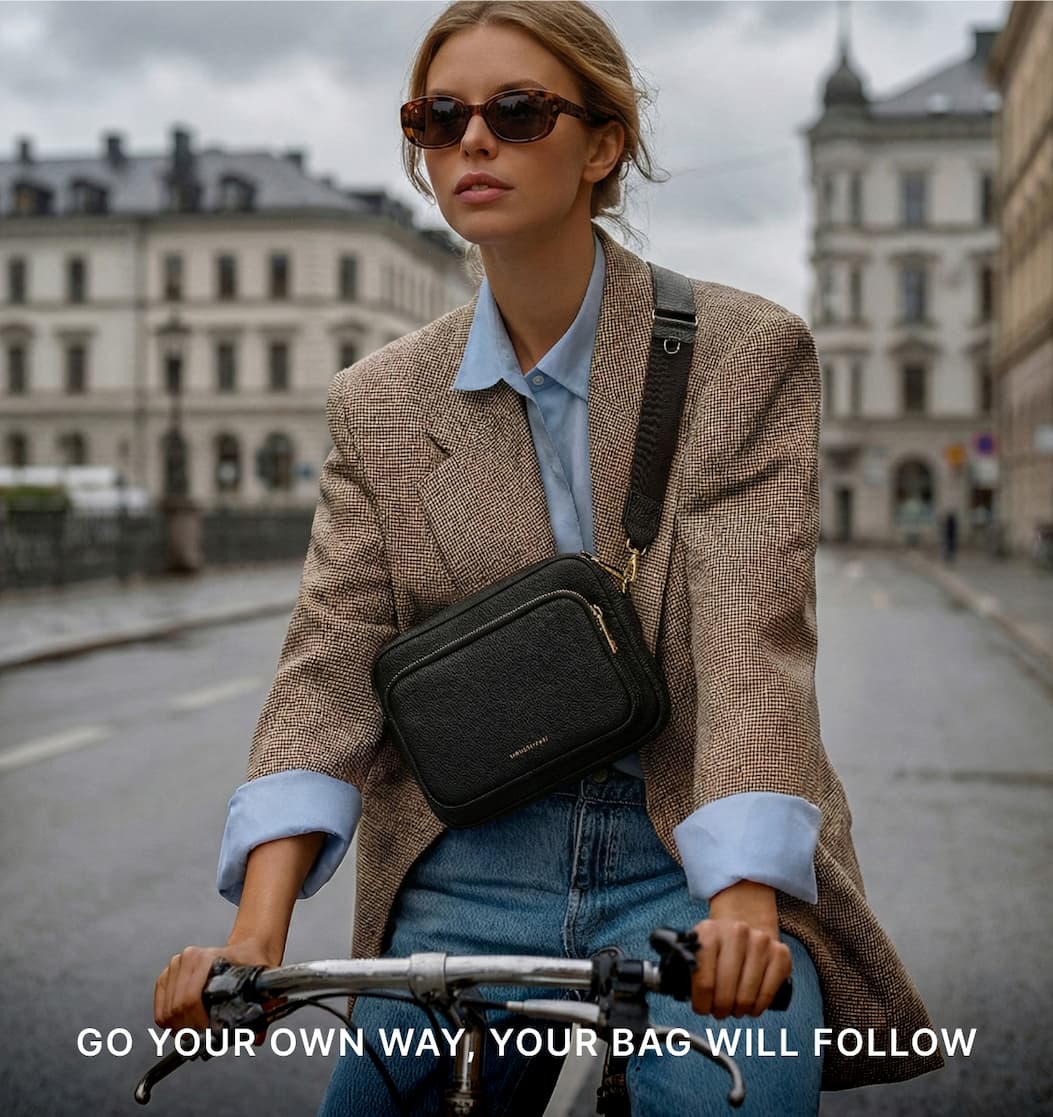 GO YOUR OWN WAY YOUR BAG WILL FOLLOW