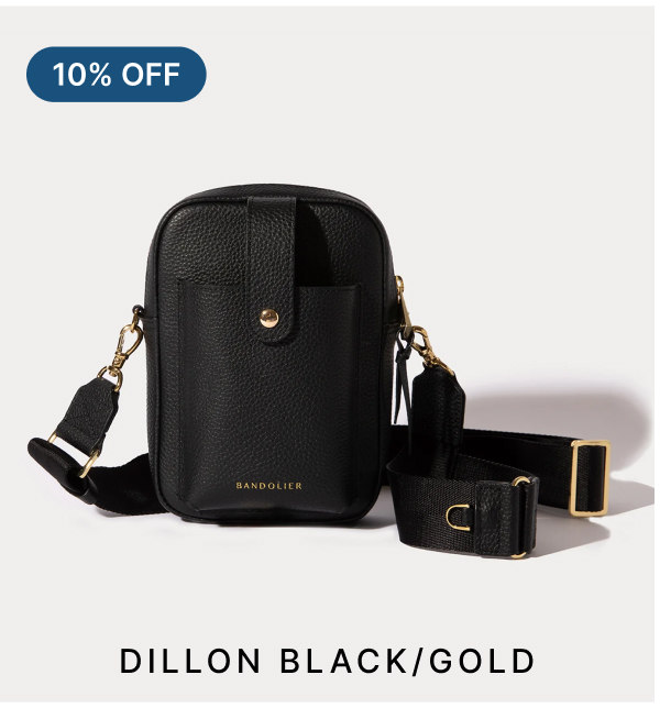 10% OFF DILLON BLACK/GOLD