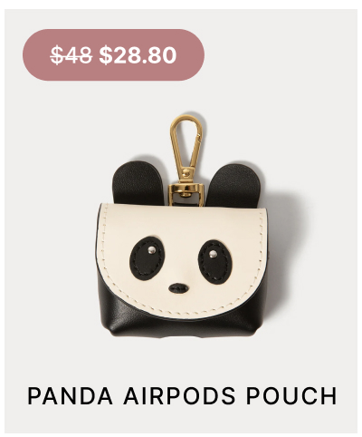 $48 $28.80 Panda AirPods Pouch