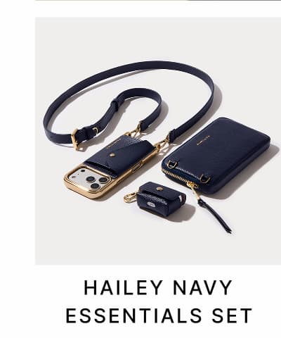 HAILEY NAVY ESSENTIALS SET