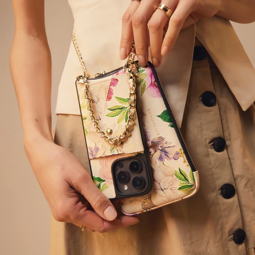 Ceci Ivory Floral/Gold