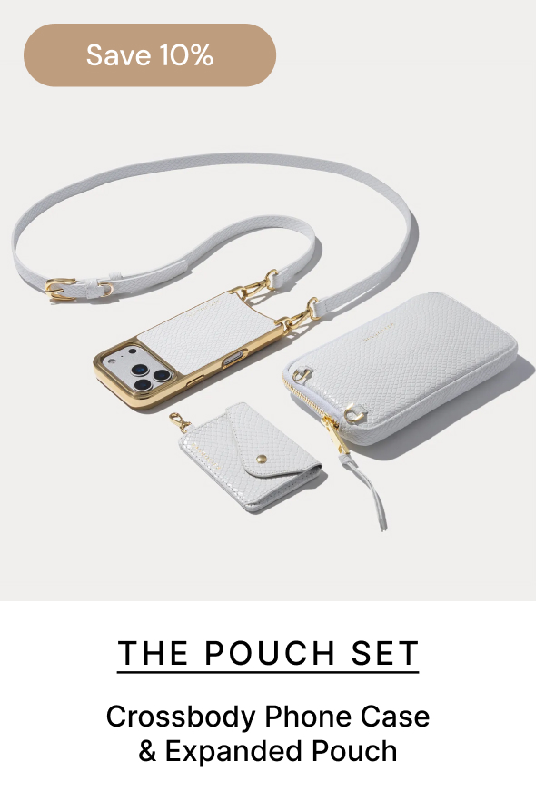 SAVE 10% THE POUCH SET Crossbody Phone Case & Expanded Pouch