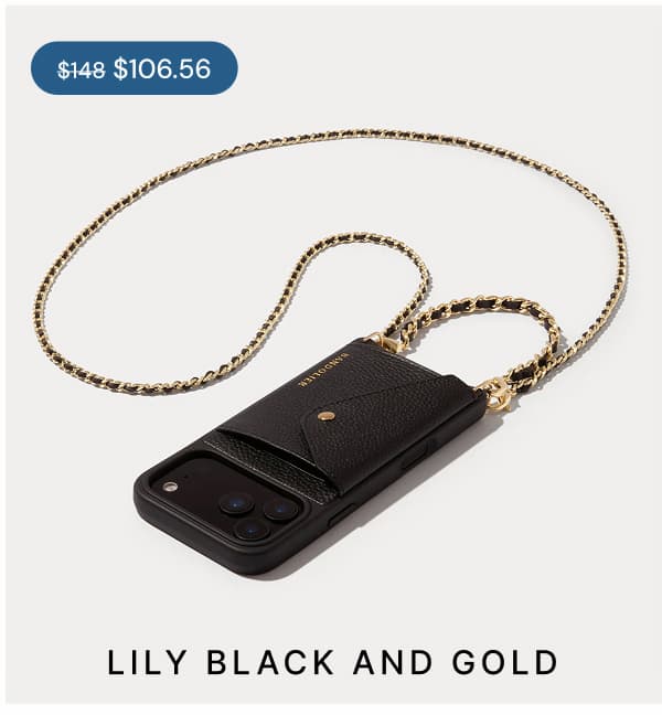 LILY BLACK AND GOLD