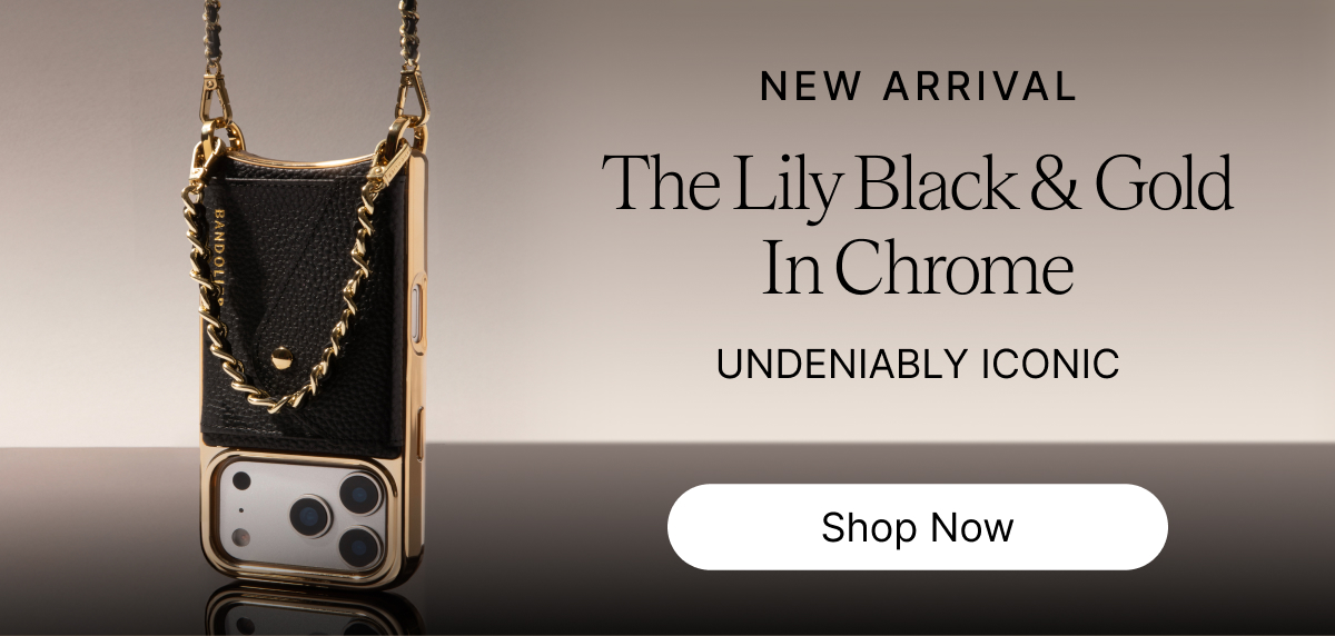 NEW ARRIVAL The Lily Black & Gold In Chrome UNDENIABLY ICONIC Shop Now