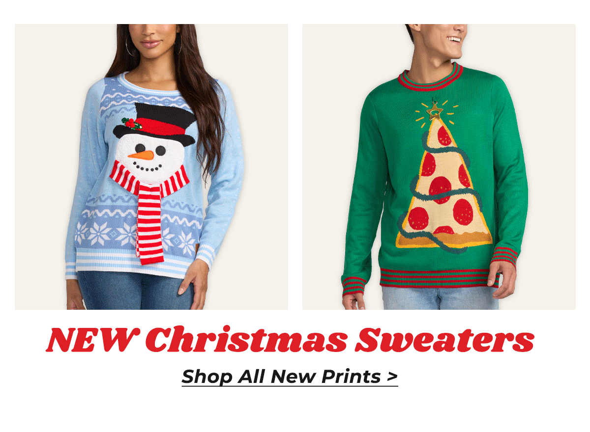 New Christmas Sweaters. Shop all new prints.