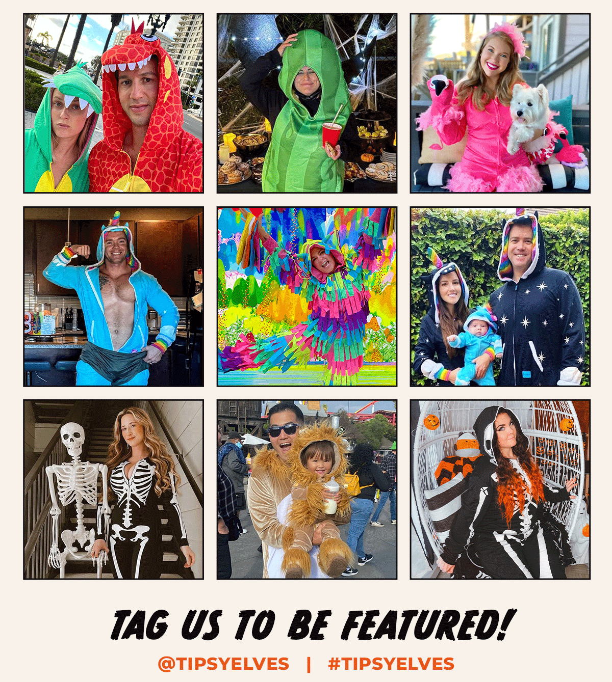 Tag us in your costume to be fatured! @tipsyelves | #tipsyelves