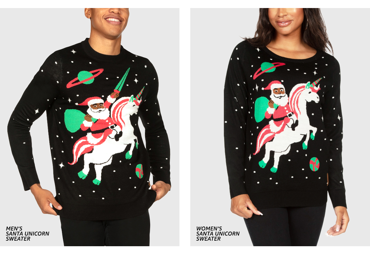 Santa Unicorn Sweater