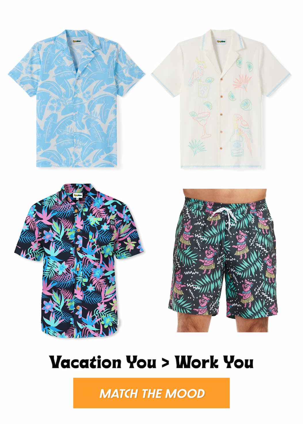 Vacation you > Work you