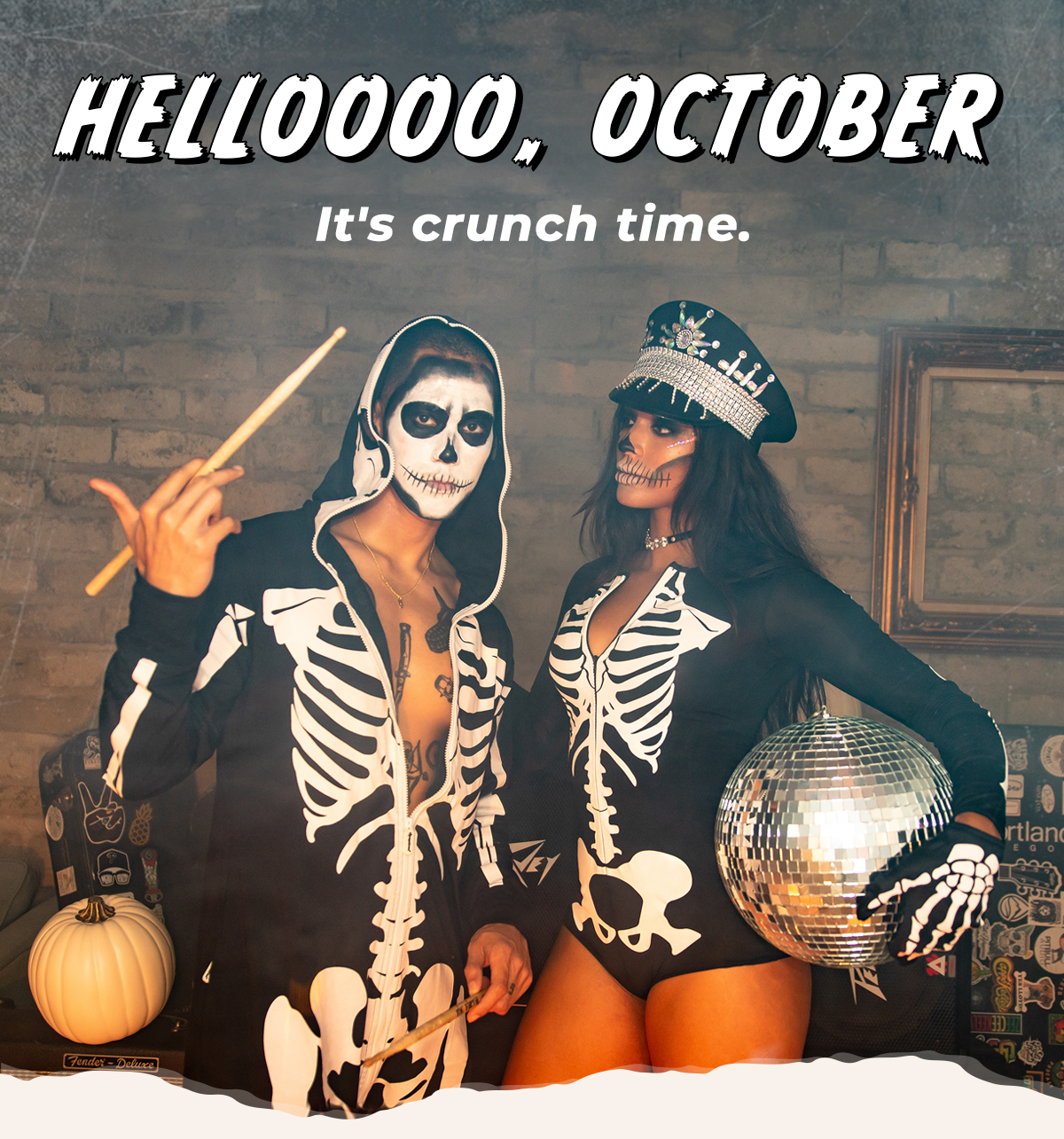 Helloooo, October. It's crunch time.