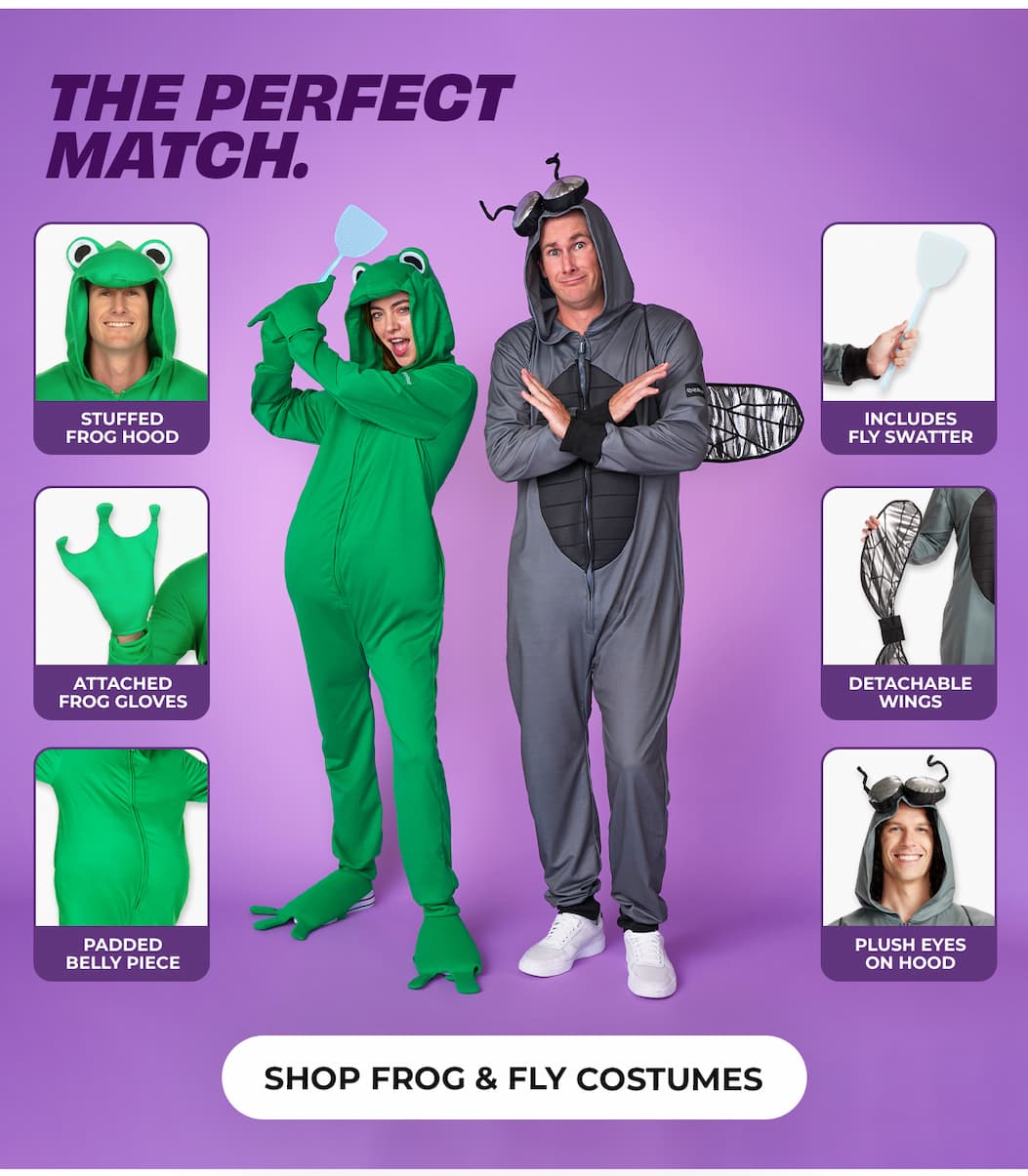 Frog & Fly Couples Costumes