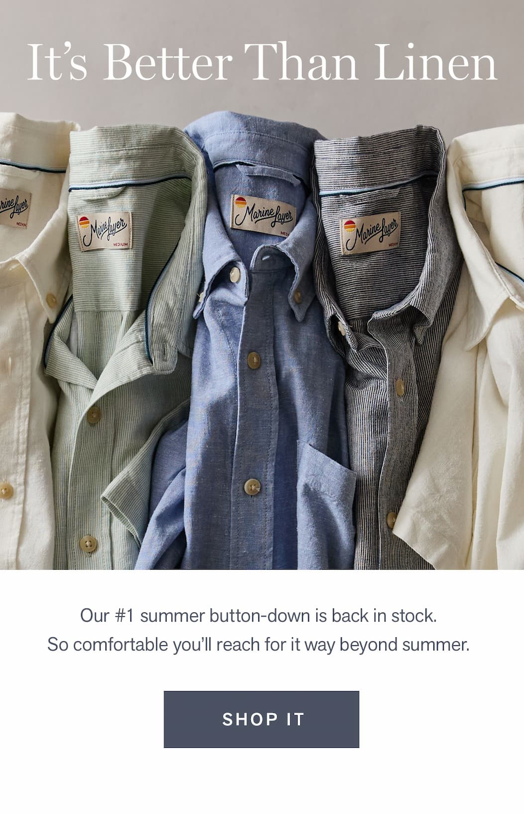 Lighter. Softer. Sharper.