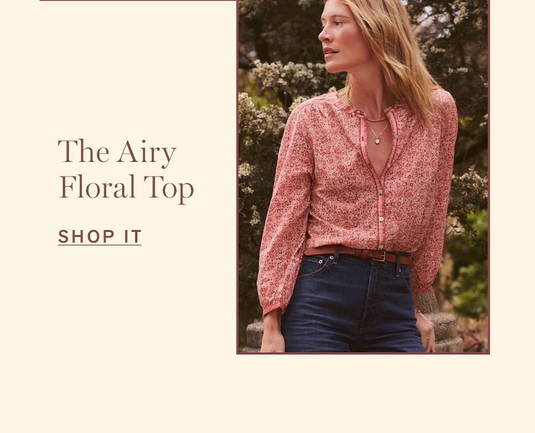 The Airy Floral Top
