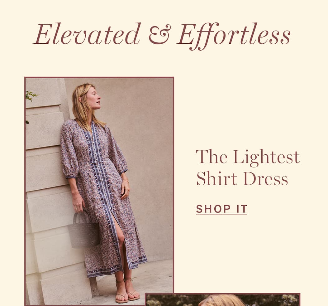 The Lightest Shirt Dress