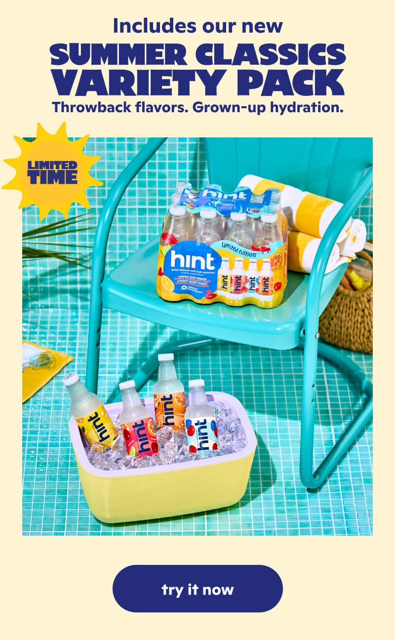 Includes our new Summer Classics Variety Pack