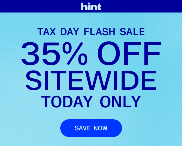 Tax Day Flash Sale Save 35%