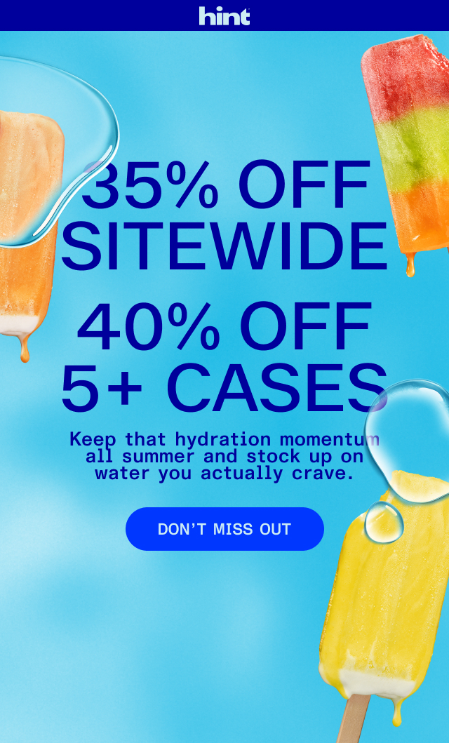 This sale got even better! Now, save 40% on 5+ cases!