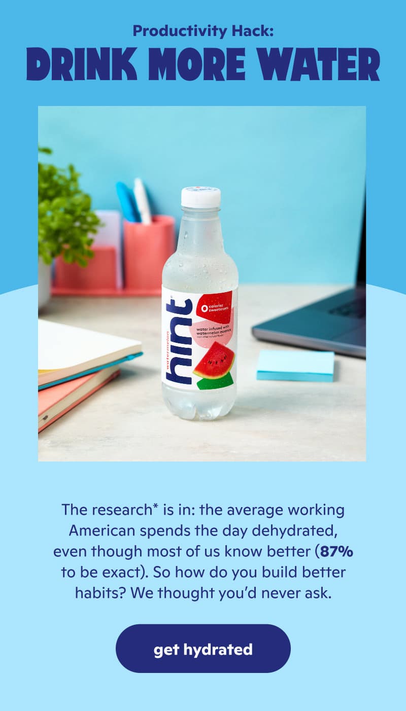 drink more water