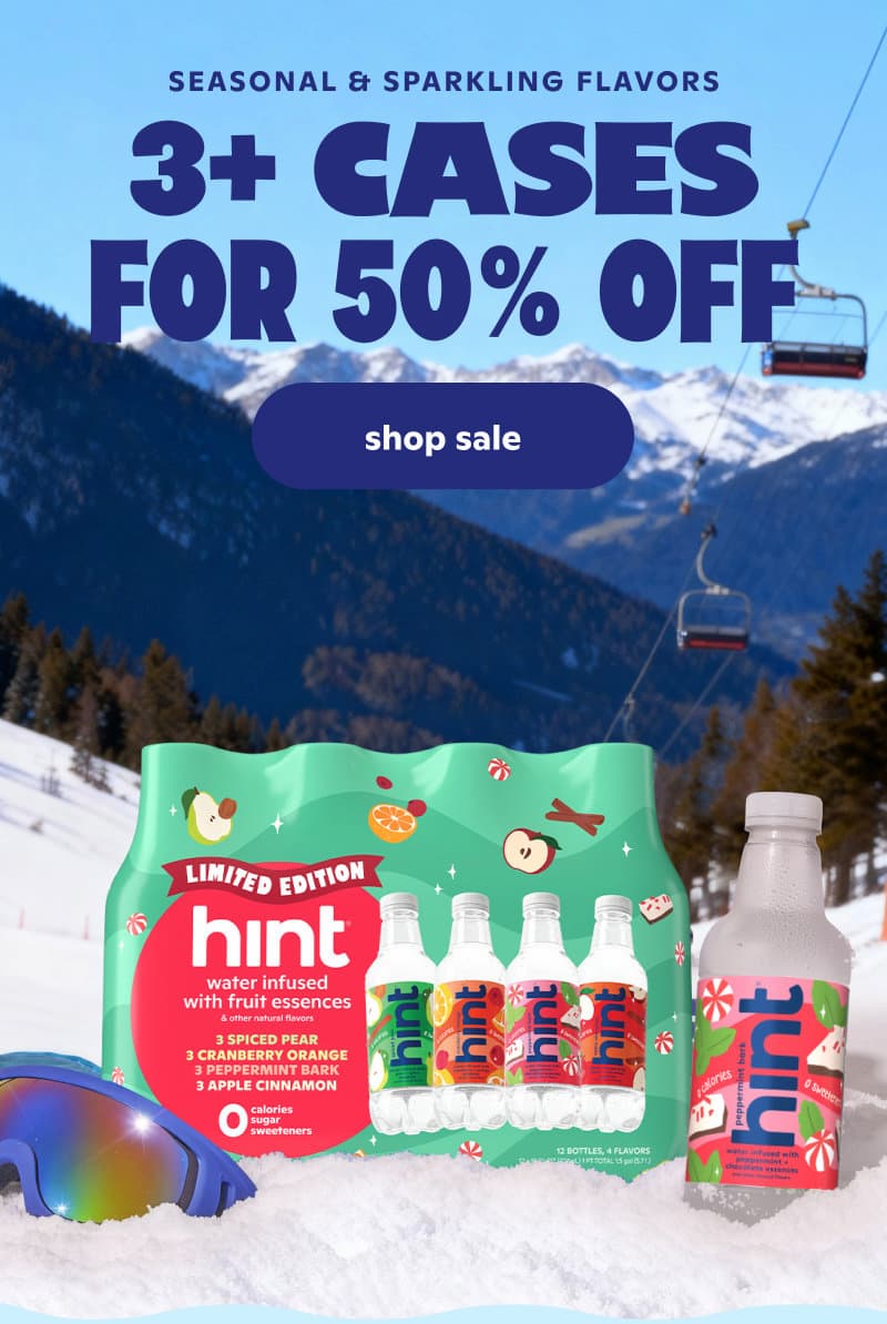 3+ cases for 50% off 3+ cases for 50% off